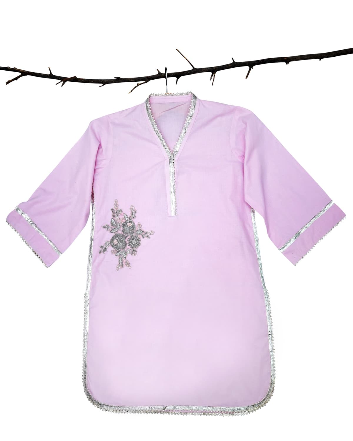 Banafsha Floral Print Frock